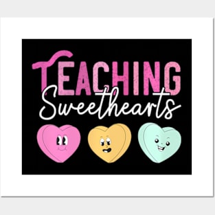 Teaching Sweethearts Teachers Valentines Day Posters and Art